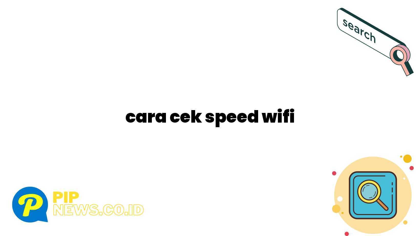 cara cek speed wifi
