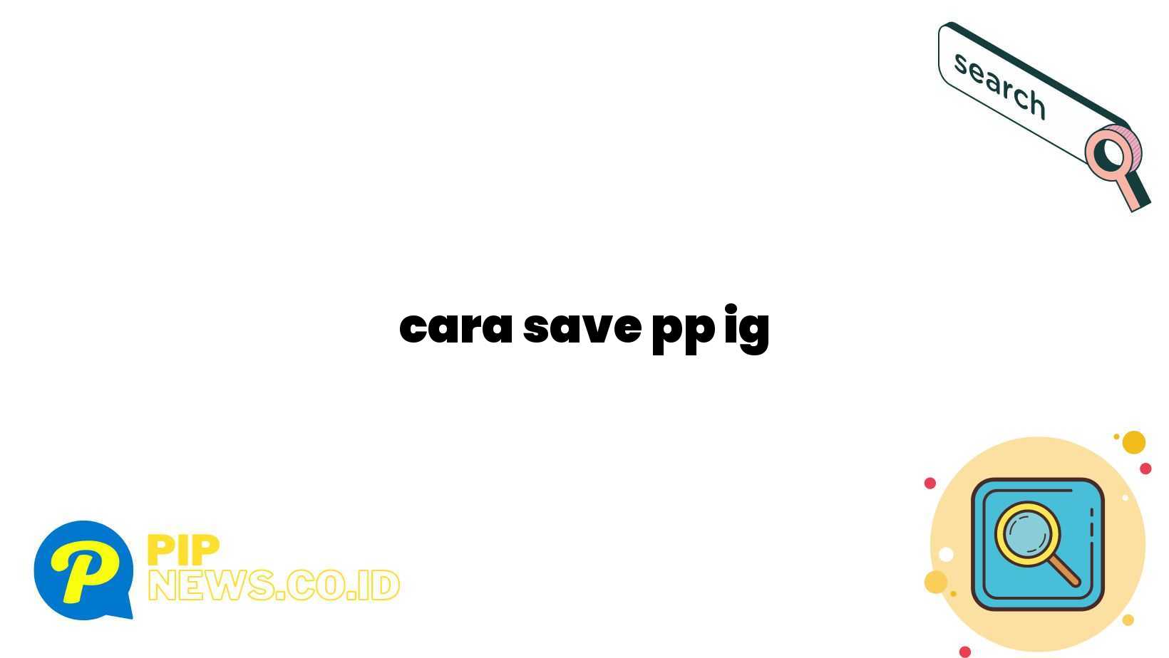 cara save pp ig
