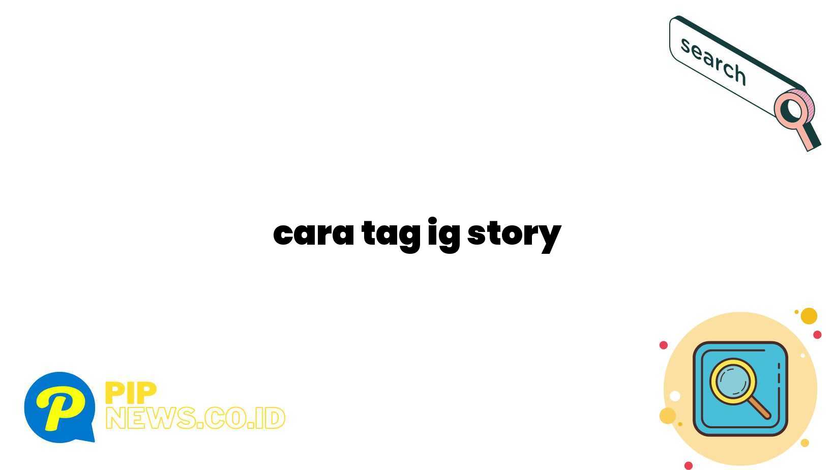 cara tag ig story
